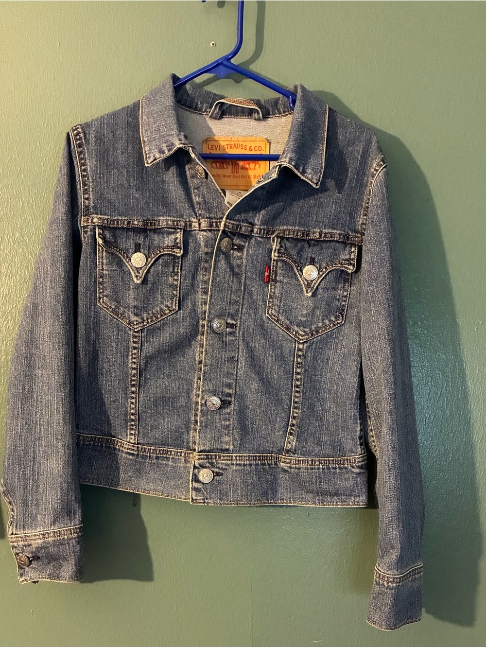 Levi's Faded Women's/JR’S  Western Denim trucker jacket